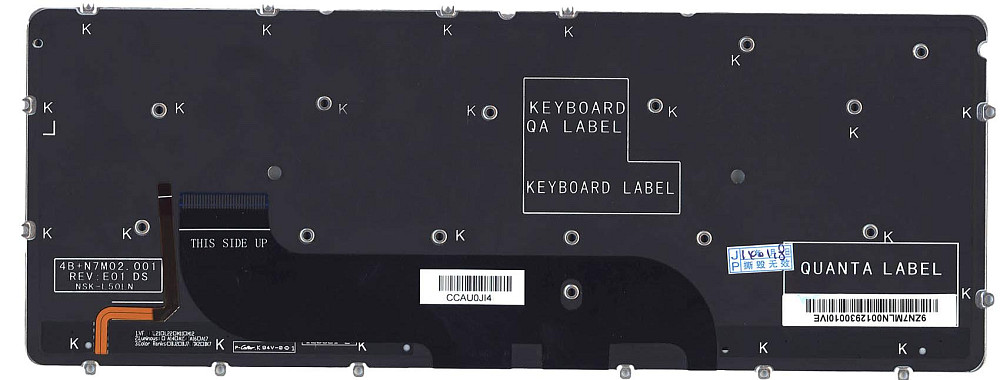 Клавиатура для ноутбука Dell XPS 12 с подсветкой (Light), Black, (No Frame) RU Вінниця - фото 3