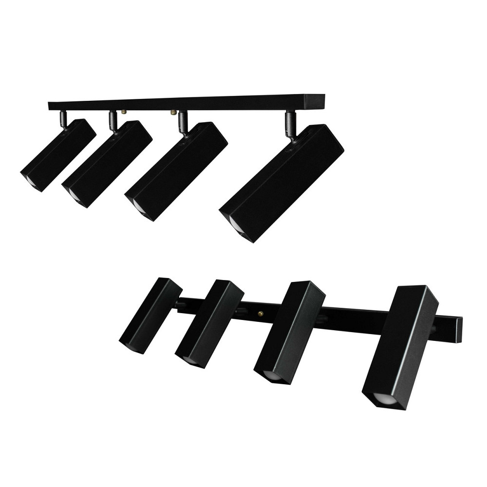 Світильник на планці з поворотними плафонами 4 -Е27 Verona SQ 1750-4 Київ - фото 1