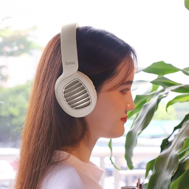 Навушники стерео гарнітура Hoco W23 Brilliant sound (Білий) Вінниця - фото 11