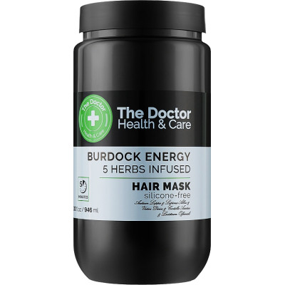 Маска для волосся The Doctor Health &amp; Care Burdock Energy 5 Herbs Infused Реп'яхова сила 946 мл (8588006041620) Вінниця - фото 1