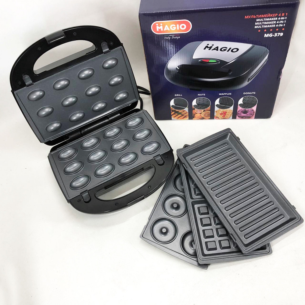 Багатофункціональна вафельниця зі змінними пластинами, Електровафельниці для кухні YR-86 Львів - фото 14