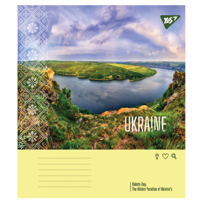 Зошит Yes Ukraine travel А5 48 аркушів лінія (767999) Вінниця - фото 6