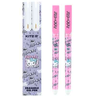 Ручка гелевая Kite пиши-стирай Hello Kitty синяя, 2 шт в пенале (HK24-069-2) Винница