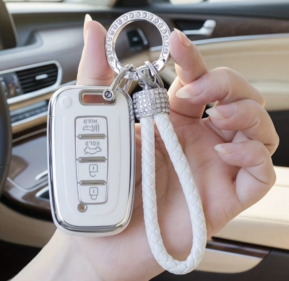 Захисний чохол для автомобільного ключа HYUNDAI Kia + брелок Смела - изображение 1