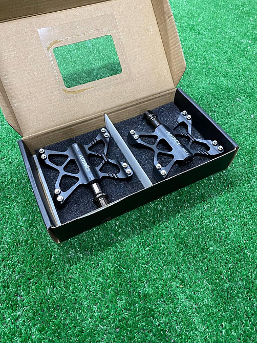 Велосипедні педалі на промислових підшипниках Feel Fit червоні Бровари - фото 3