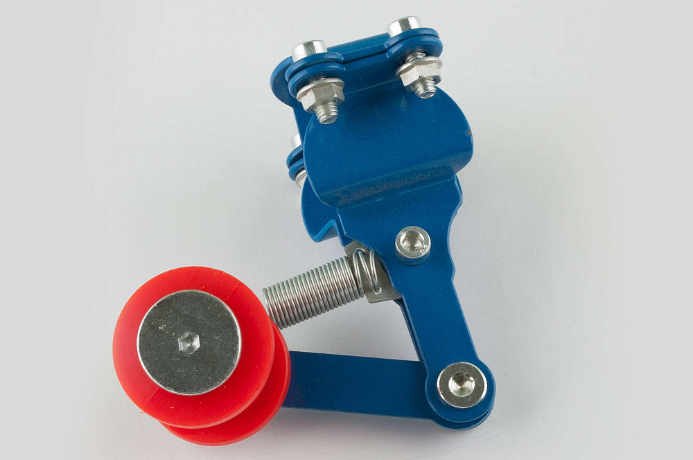 Натягувач ланцюга трансмісії з роликом (універсальний, синій) XJB Київ - фото 1