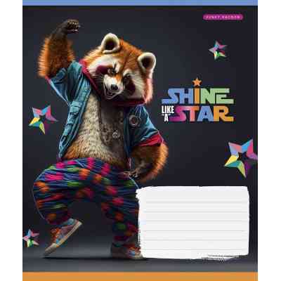 Зошит Школярик Dance star 18 аркушів лінія (018-3276L) Вінниця