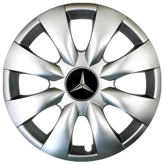 Автомобильные модельные колпаки R15 Mercedes-Benz 316 4шт, SJS, серебряные Киев