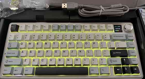 Aula f75 MAX с экраном безпроводная механическая клавиатура уже в наличии Харьков