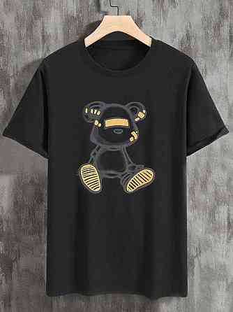 Футболка чоловіча с принтом  42 Чорний 2664090246 Дніпро