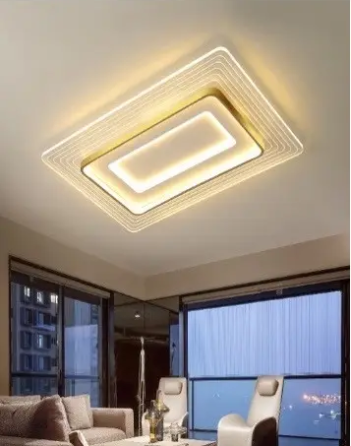 Светодиодная люстра Портал PJ824 (90х60см) Золотая / Белая Винница