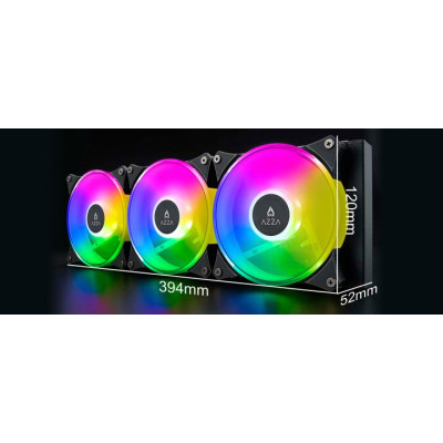 Система рідинного охолодження Azza Blizzard SP 360 (LCAZ-360R-ARGB SP) Вінниця - фото 3