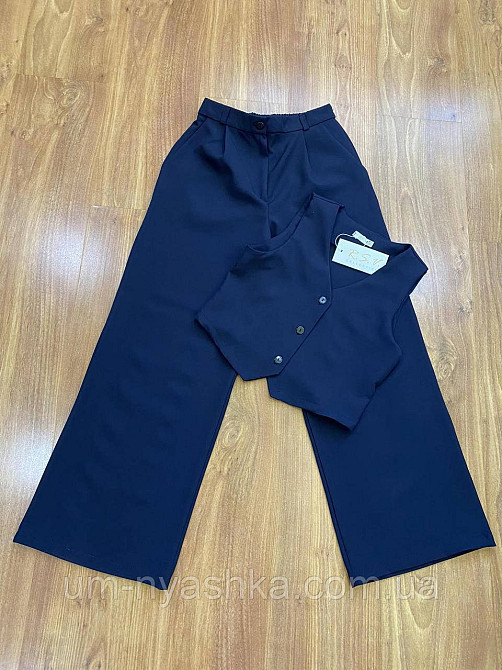 Школьный брючный костюм с жилеткой р.128-152 Кривой Рог - изображение 9