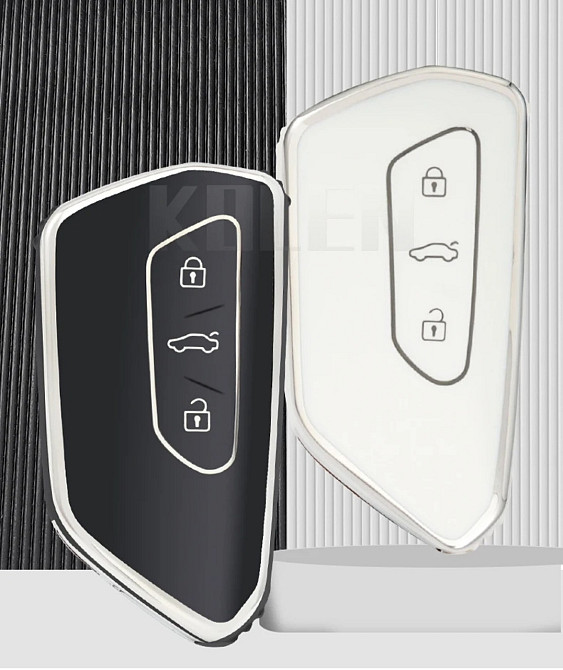 Захисний чохол для автомобільного ключа Volkswagen, Skoda Білий Смела - изображение 2