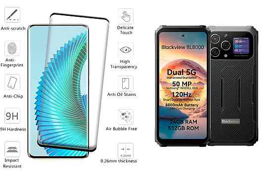 Захисне скло HyperGlass Pro для Blackview BL8000 – максимальна чутливість та захист Київ