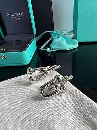 Tiffany hardwear крупные серьги посеребрениеТиффани Одесса