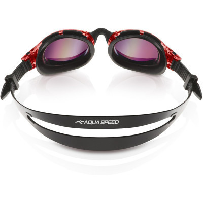Окуляри для плавання Aqua Speed Triton 2.0 Mirror 283-31 60409 чорний, червоний OSFM (5905718604098) Вінниця - фото 2