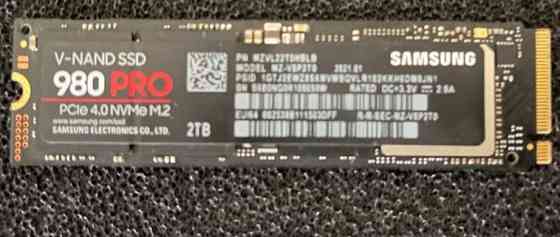 Samsung 980 PRO 2TB, PCIe 4.0 NVMe SSD M2. Харків