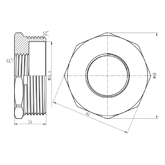 Футорка Thermo Alliance Forte 2" НВ SF3745025 Київ