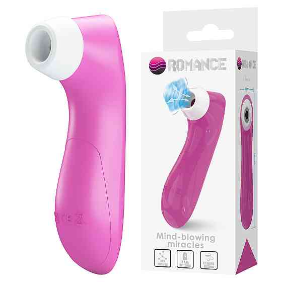 Вакуумный стимулятор клитора Baile Romance, розовый, 12,6 х 3,6 см Sex Aura Киев