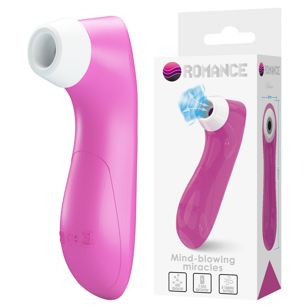 Вакуумный стимулятор клитора Baile Romance, розовый, 12,6 х 3,6 см Sex Aura Киев - изображение 1