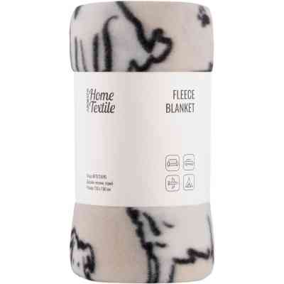 Плед Ardesto Fleece 100% полиэстер, песики, серый 130х160 см (ART0724PB) Винница