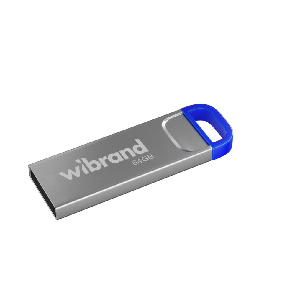 Flash Wibrand USB 2.0 Falcon 64Gb Blue (WI2.0/FA64U7U) Київ - фото 1