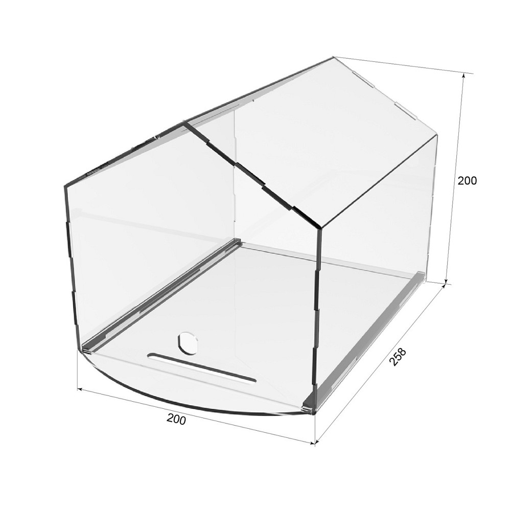 Ящик для пожертвований EKOSTAR Домик 200х258х200 Киев - изображение 5