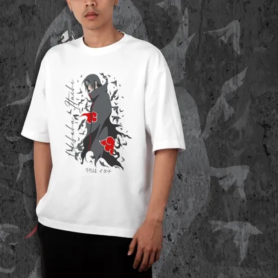 Футболка мужская с принтом Наруто Ітачі Учіха WE Размер 48 Anime0286 Днепр