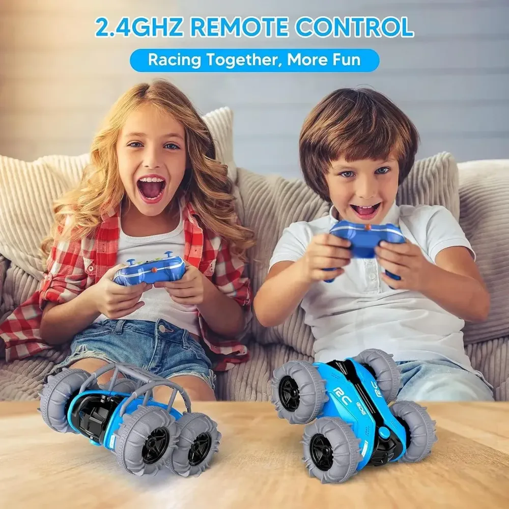 Машинка-амфібія на радіокеруванні MaxTronic 2.4GHz IP68, RC всюдихід, 2 акумулятори, до 60 хвилин гри, 15 км/год Київ - фото 5