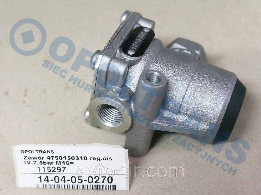 КЛАПАН РЕГУЛЮВАННЯ ТИСКУ 7.5 БАР 04780200 4750150310 4780200 104249 106703 Луцьк - фото 1