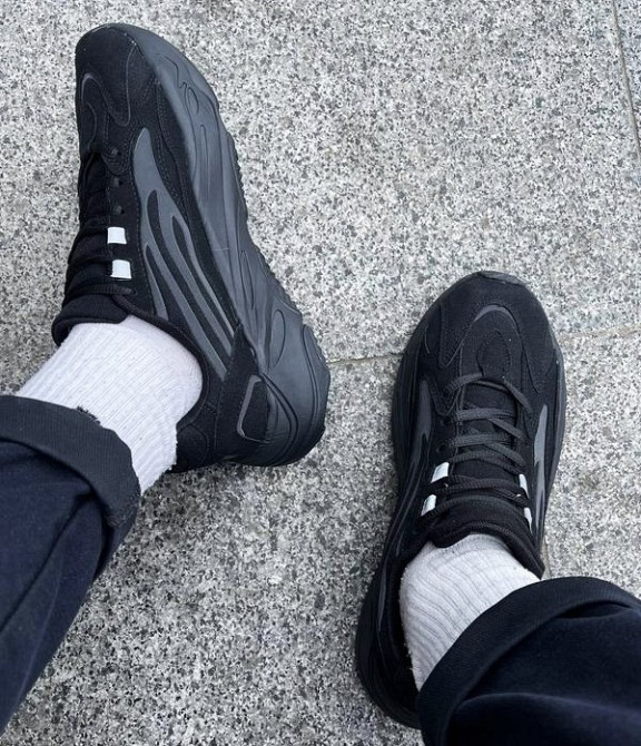 Термо Кросівки Adidas Boost 700 Чорні Чоловічі Адідас Замшеві Єврозима (розміри: 41,42,43,44,45,46) Дніпро - фото 6