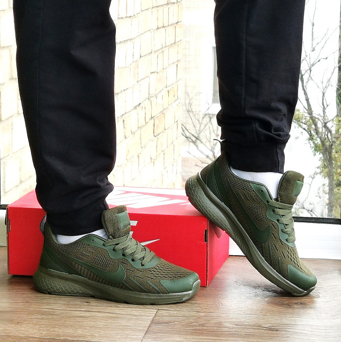 Кросівки Nike Зелені Найки BOOST Колір Хакі Жіночі Найк (розміри: 36,37,38,39,40,41) Дніпро - фото 10