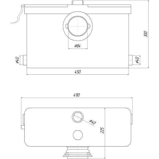 Каналізаційна установка VOLKS pumpe WC500-1 Тернополь
