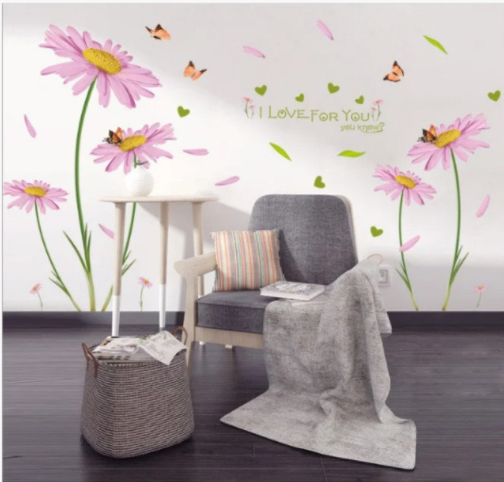 Наклейка декоративная для интерьера Ромашки Киев - изображение 2