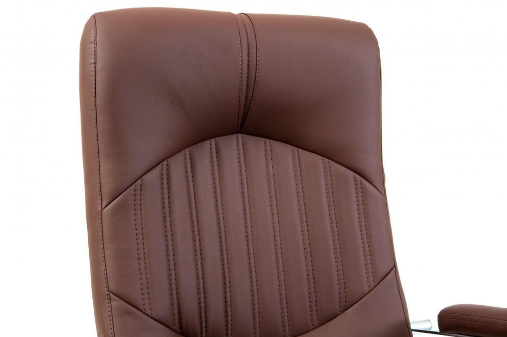 Офисное Кресло Руководителя Richman Hermes Fly 2231 Хром М2 AnyFix Коричневый Днепр - изображение 5