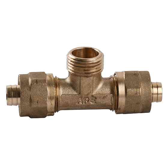 Тройник с наружной резьбой APE ITALY 733 L 16x1/2″x16 (000000860) Киев