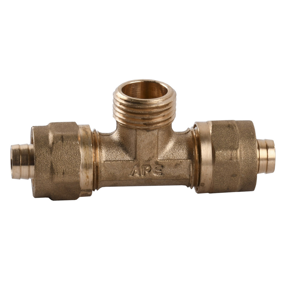 Трійник із зовнішньою різьбою APE ITALY 733 L 16x1/2″x16 (000000860) Київ - фото 2