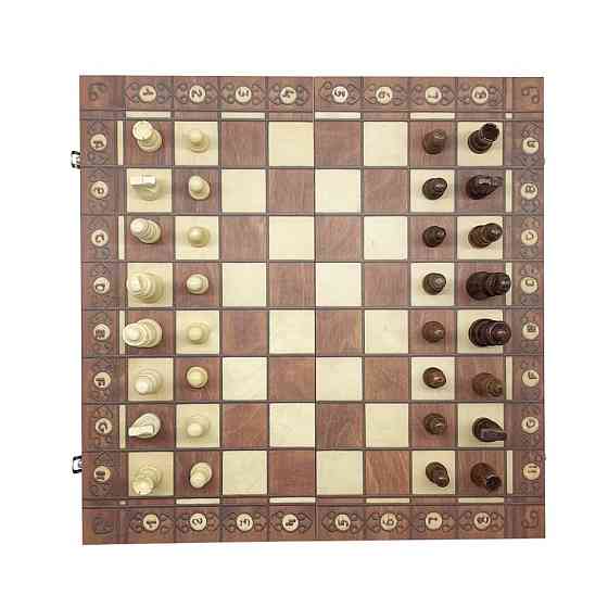 Набір настільних ігор "Шахи, нарди, шашки 3 в 1" Set1 NE-LG-11 ігрове поле 40х40 см Вінниця