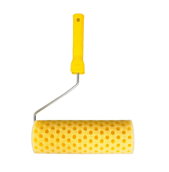 MASTERTOOL Валик малярський структурний MASTERTOOL Moltopren Decor Peas 80/230 мм Ø 6 мм з ручк Київ - фото 4