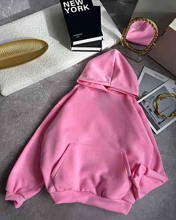 Женская теплая стильная оверсайз худая трехнитка на флисе Одесса