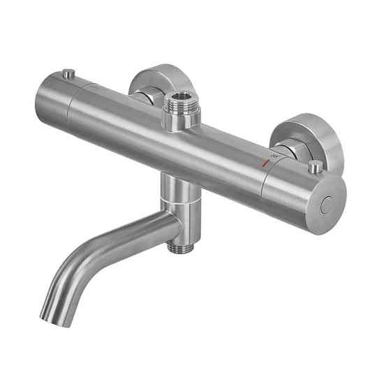 Душова колона з термостатичним змішувачем Koer KI-57018-02 3 функції, з нерж.сталі SUS304 (Колір нерж) (KR5545) Київ