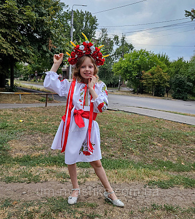 Дитяче вишите плаття з калиною Кривий Ріг - фото 4
