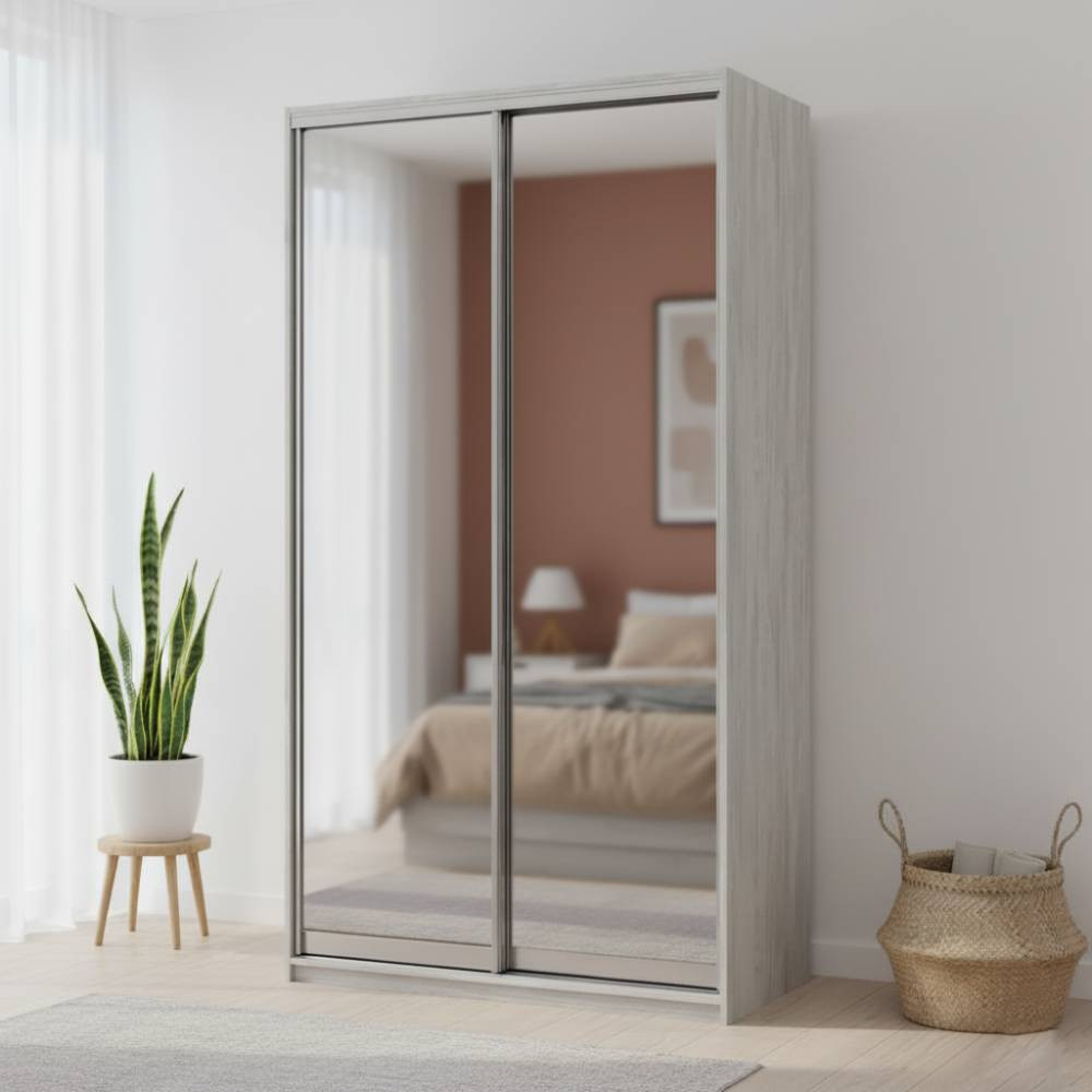 Шкаф купе Doros Сити Лайт Сосна Натти 2 Зеркала 120х60х225 (DRS-011960) Львов - изображение 1