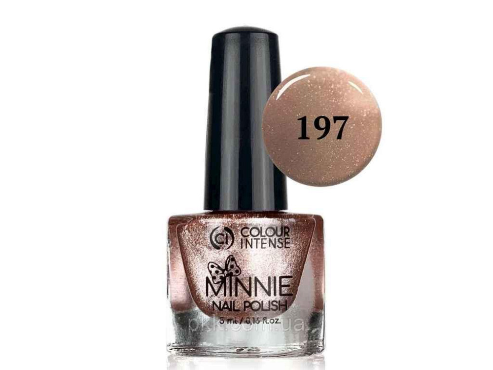 Лак для нігтів 5мл Мini 197 шимер латте ТМ Colour INTENSE Київ - фото 1