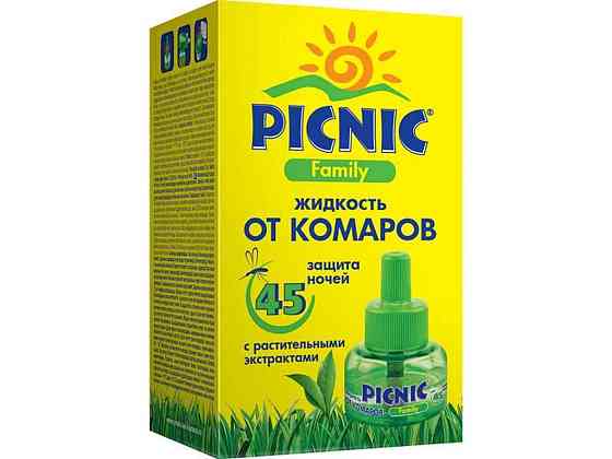 Жидкость от комаров 30 мл (45 ночей) Picnic Family ТМ PICNIC Киев