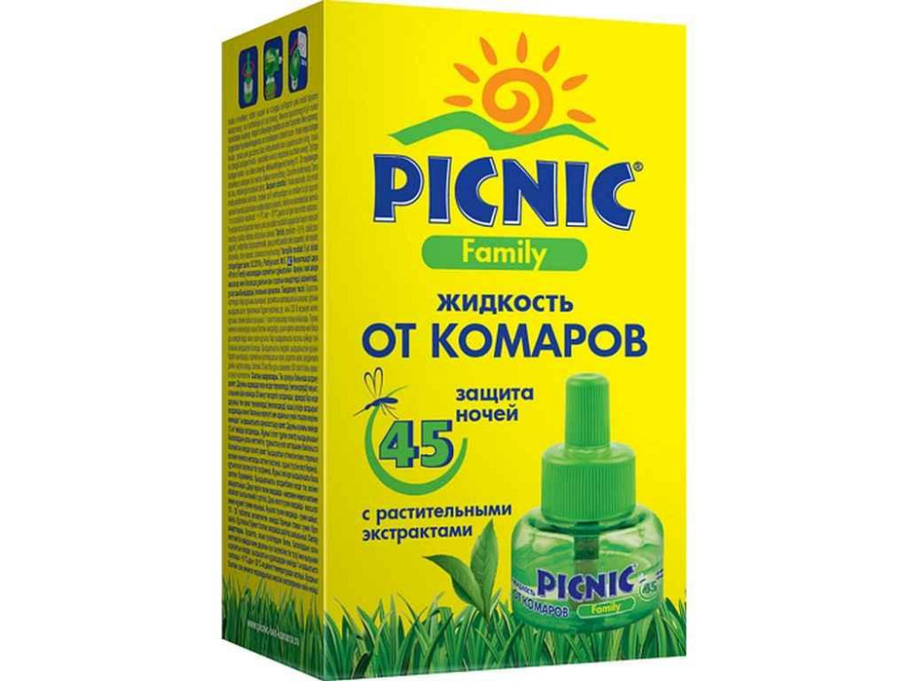 Жидкость от комаров 30 мл (45 ночей) Picnic Family ТМ PICNIC Киев - изображение 1