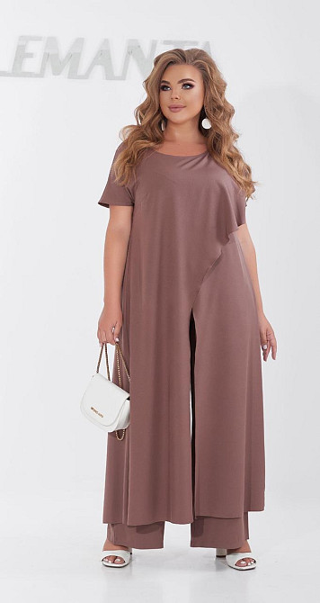 Нарядный брючный костюм большого размера (56) Киев - изображение 2