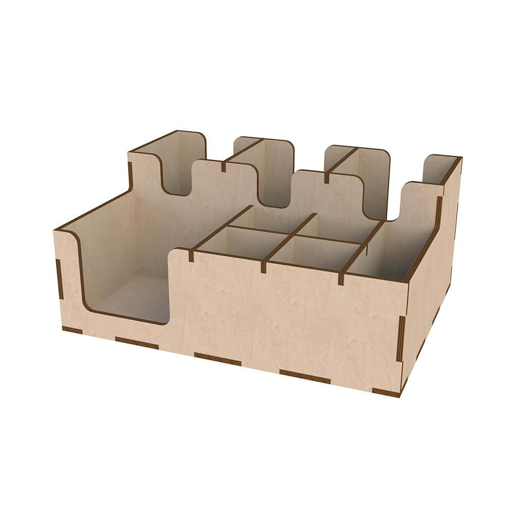 Барний органайзер EKOSTAR  дерев'яний 320х 245 х140 Київ - фото 3