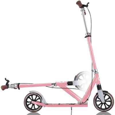 Самокат Globber NL205 Deluxe з ручним гальмом Пастельно-рожевий (685-210) Вінниця